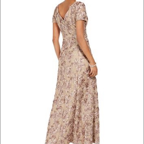 Alex Evenings Rosette A-Line Gown - Picture 2 of 2